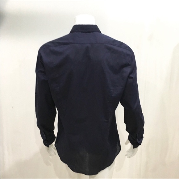 John Varvatos Midnight Dress Shirt Designer Line - Picture 4 of 6